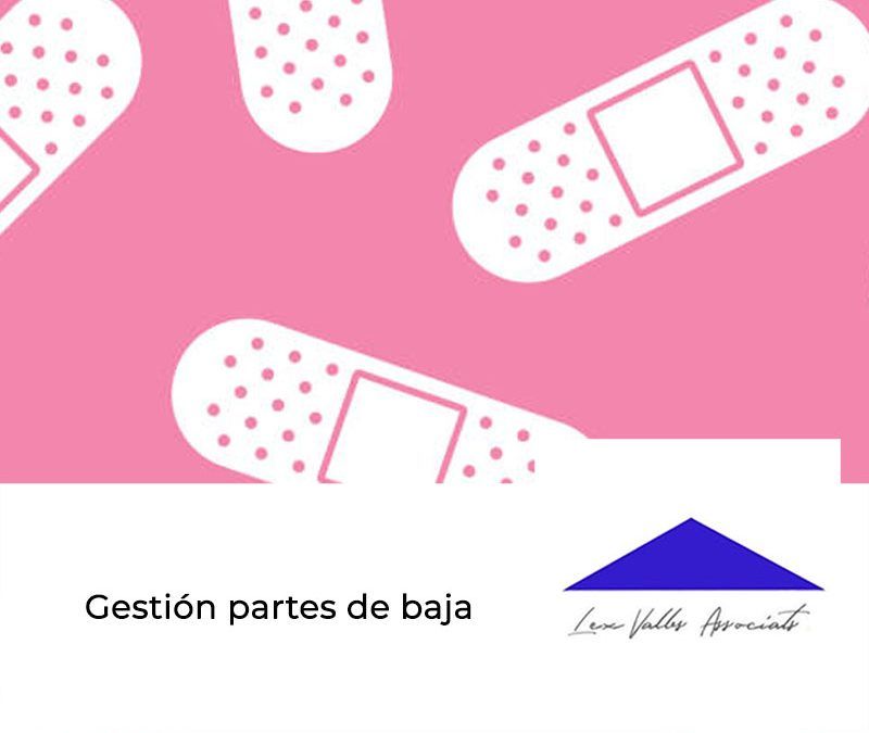 Gestión de los partes de baja confirmación y alta