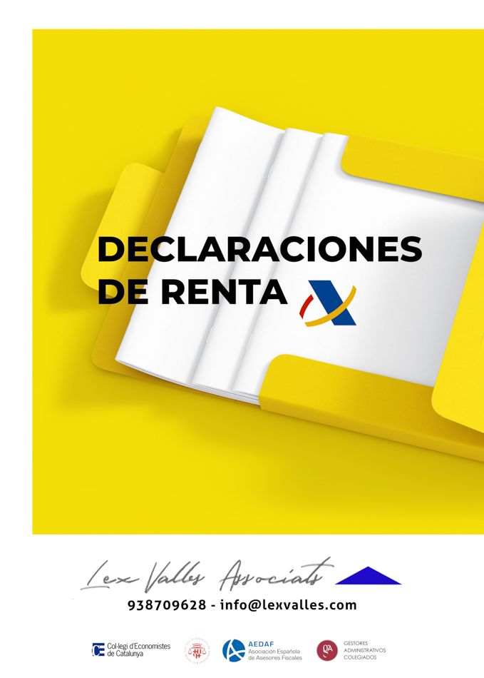 Servicio de Tramitación del IRPF: Simplifica tu Declaración de la Renta lexvalles Mollet del Valles