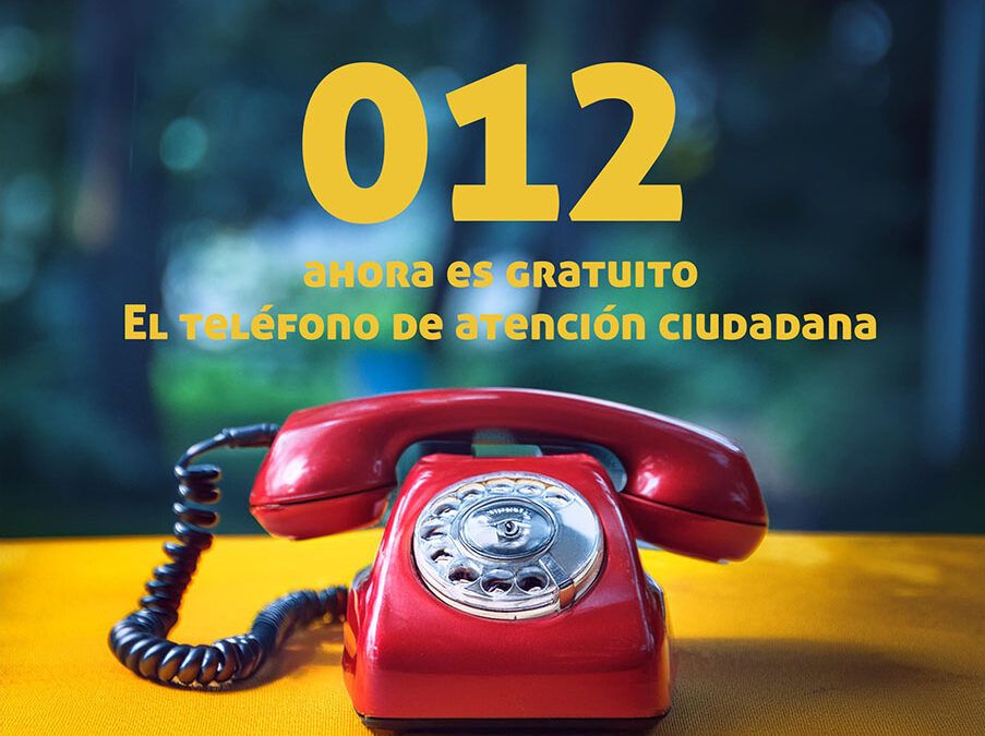 Atención ciudadana 012 ahora gratis