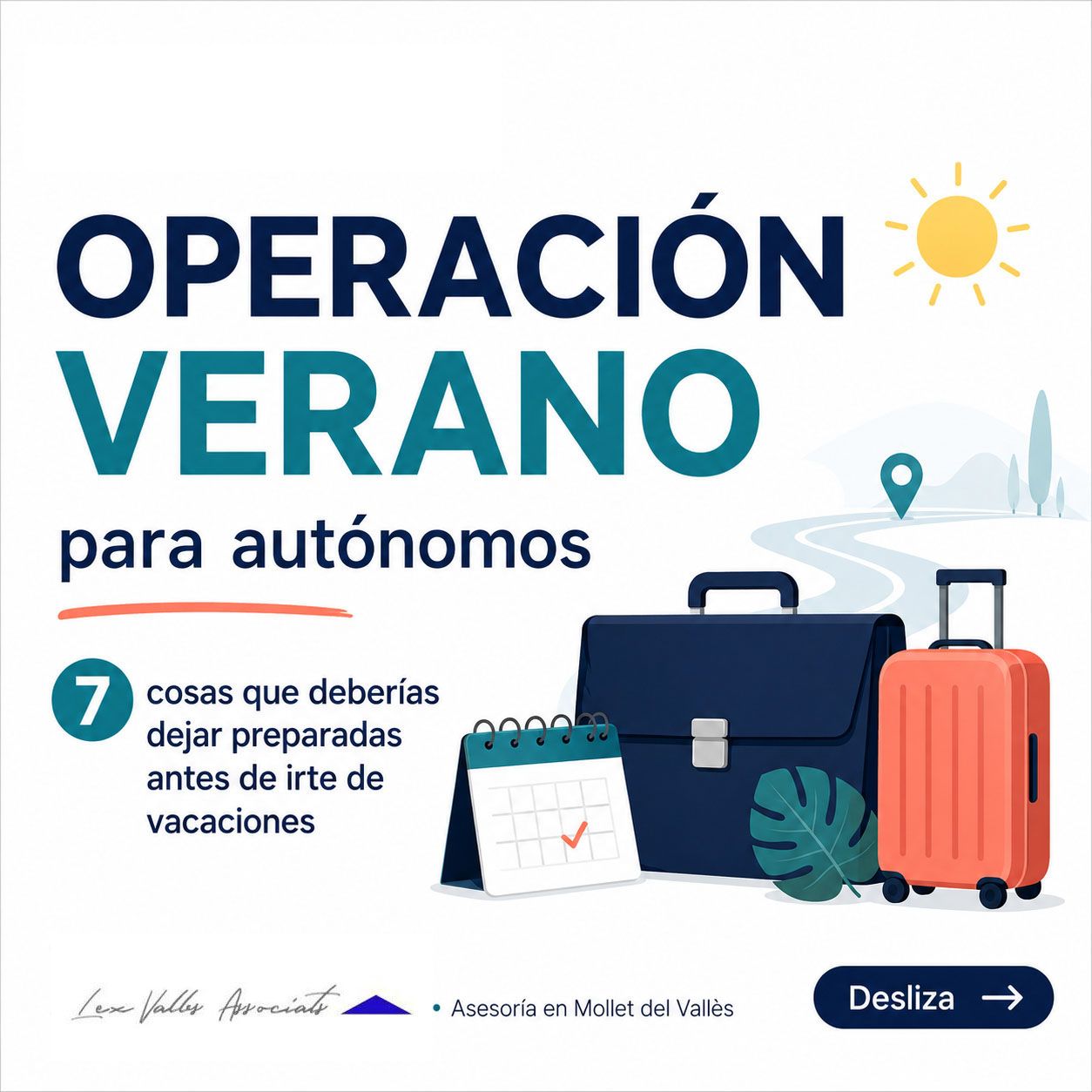 vacaciones para autónomos. operación verano