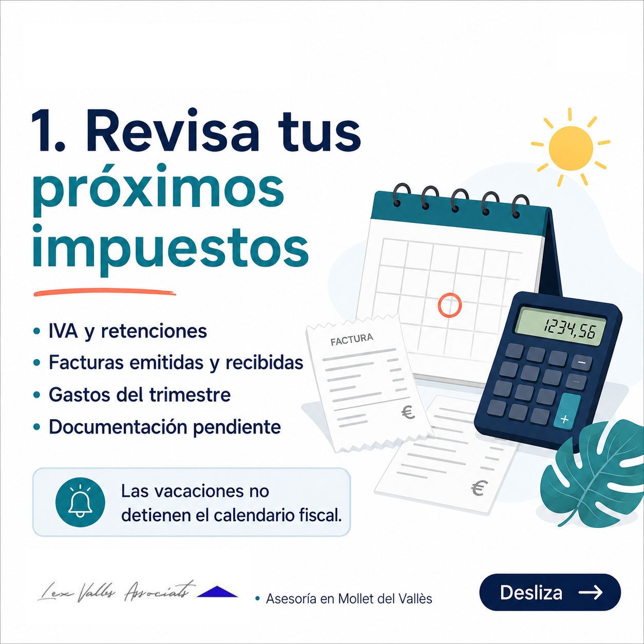 vacaciones para autónomos. operación verano