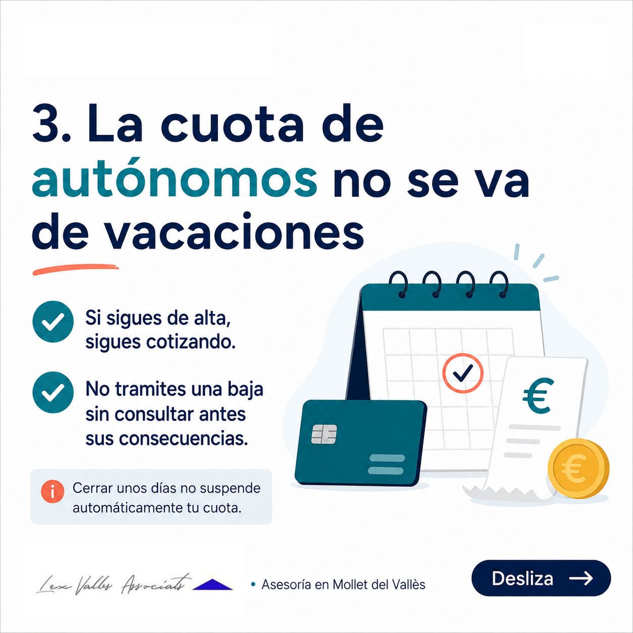 vacaciones para autónomos. operación verano