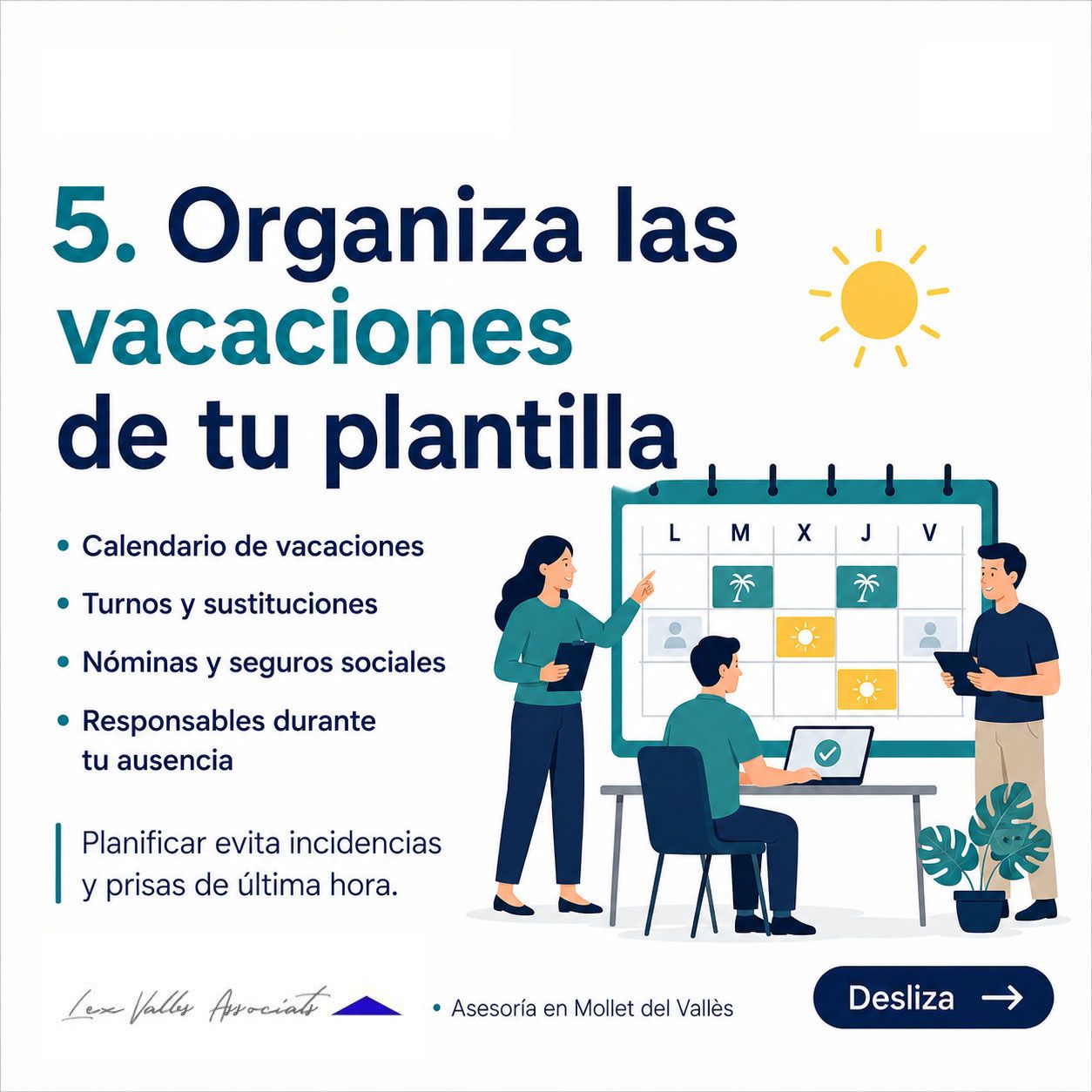 vacaciones para autónomos. operación verano