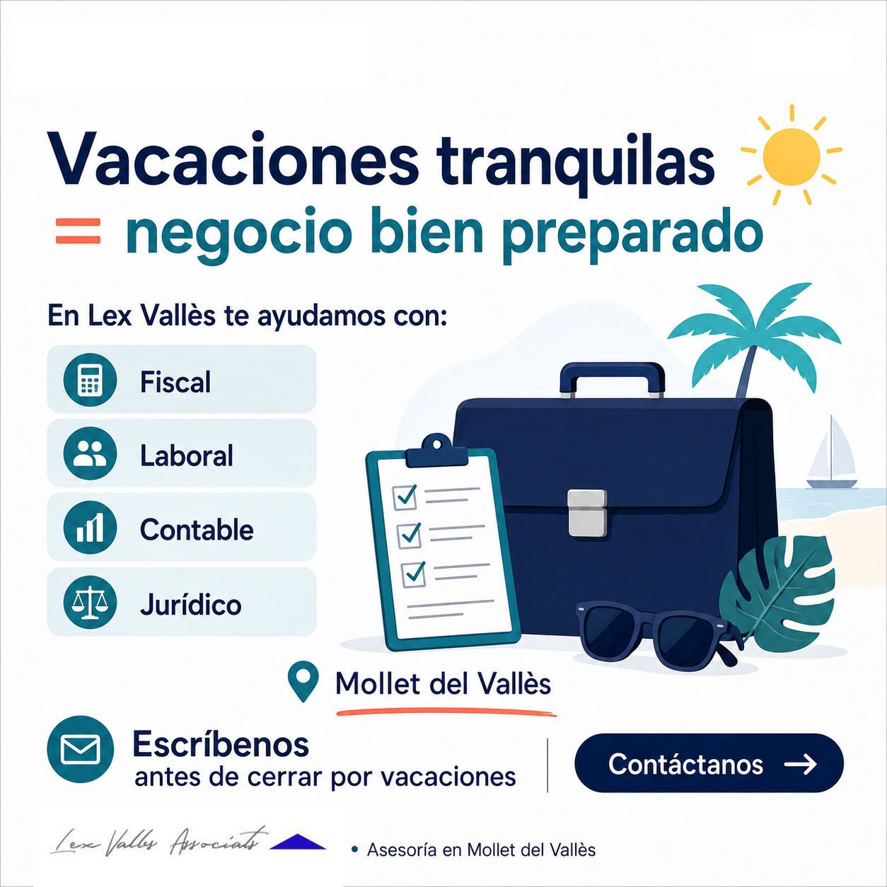 vacaciones para autónomos. operación verano